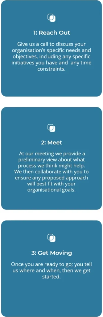 Reach Out; Meet; Get Moving